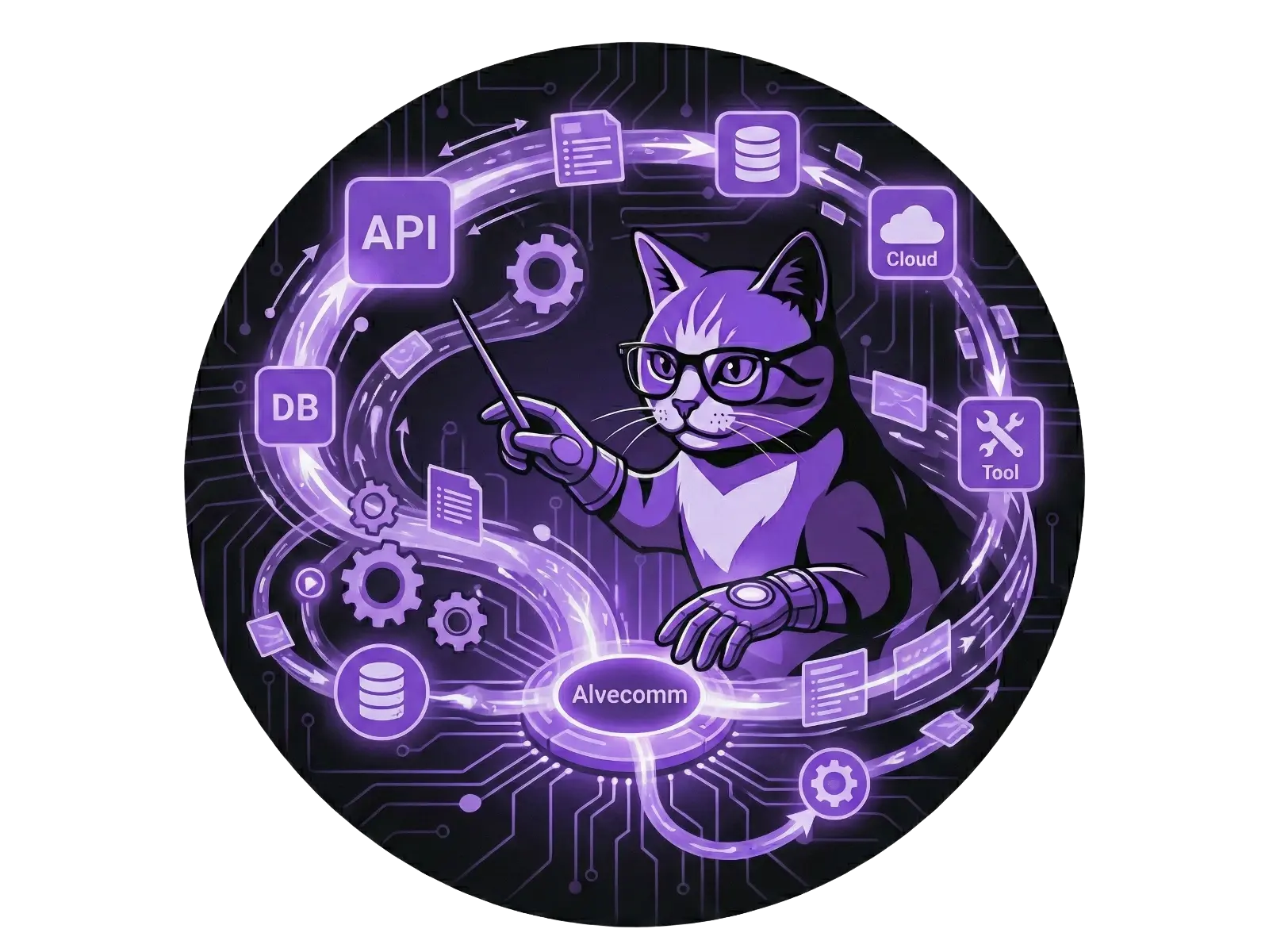 Custom Software & Automation illustration by Streamline